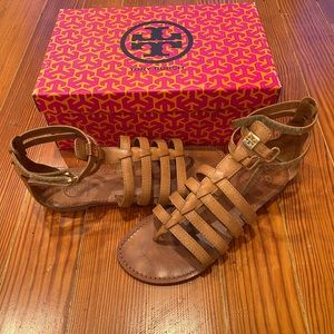 tory burch brown sandals